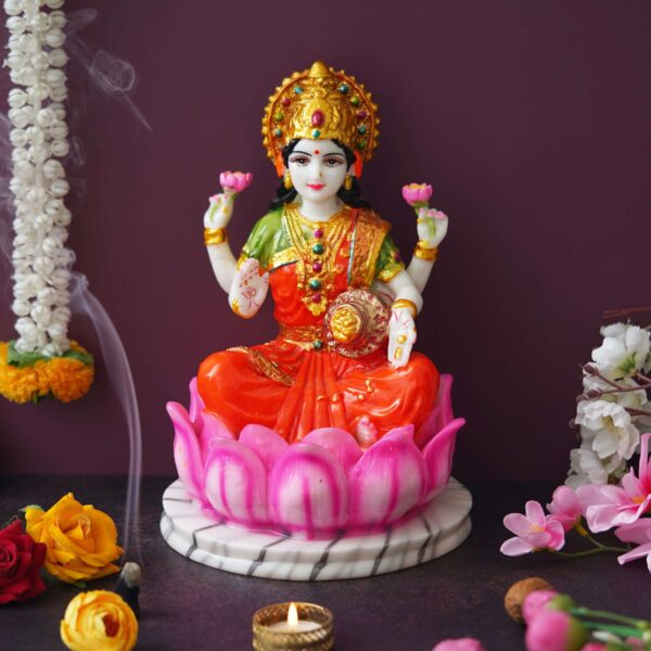 Luxury Marble Maa Saraswati Idol – Temple & Pooja - Image 6